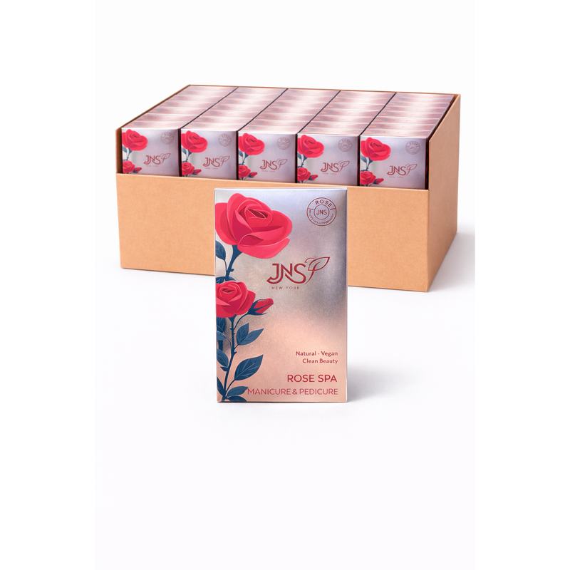 Jns 4 step pedi kit 50pk/case - rose