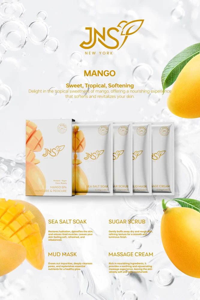 JNS 4 Step Pedi Kit - Single - Mango