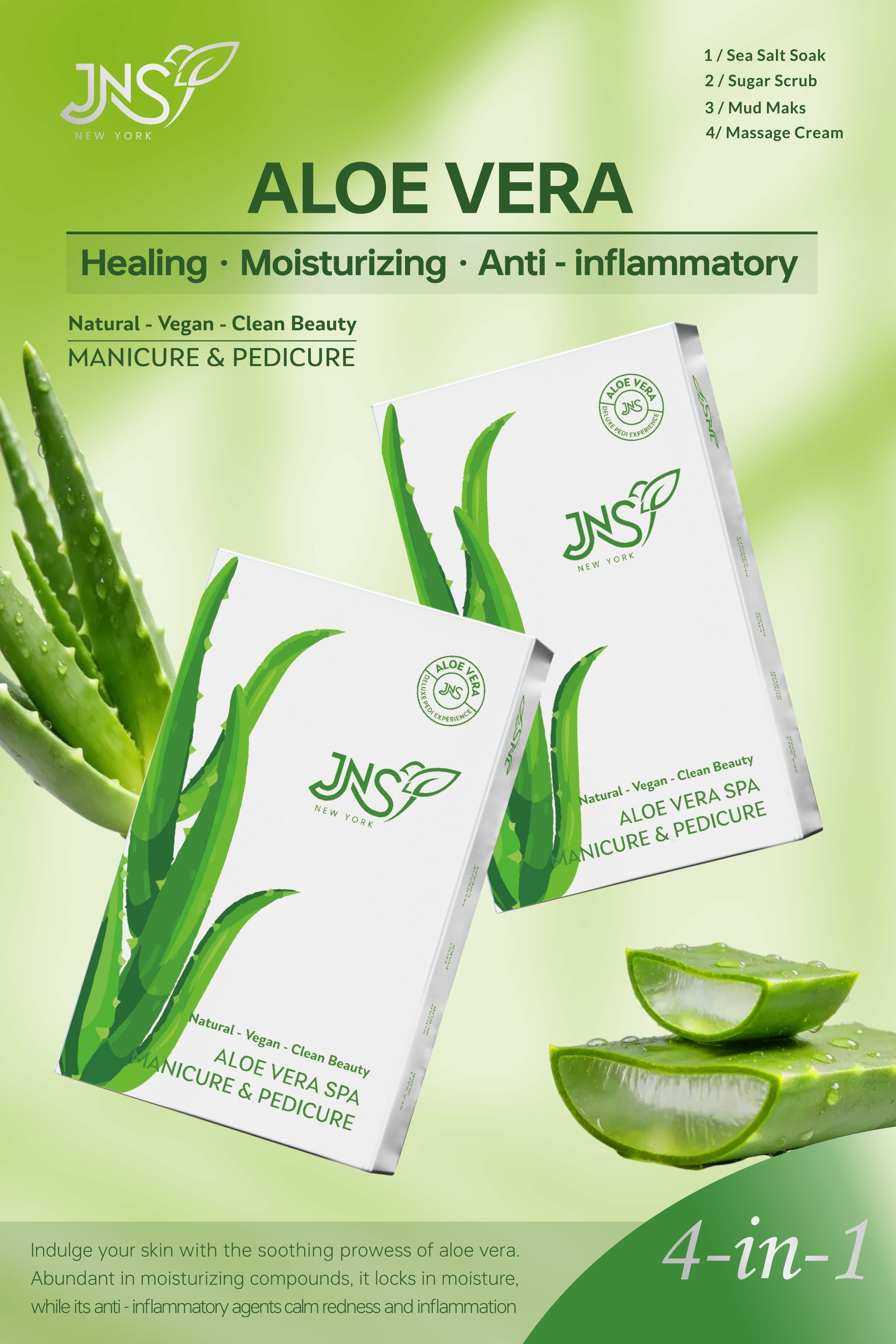Jns 4 step pedi kit - single
