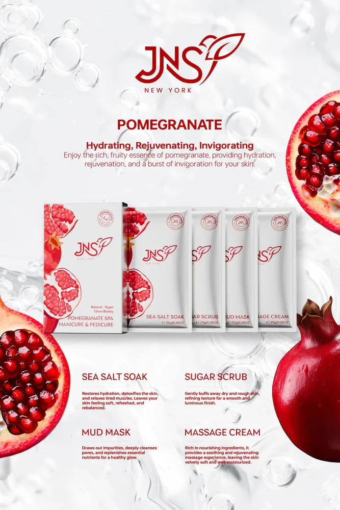 JNS 4 Step Pedi Kit - Single - Pomegranate