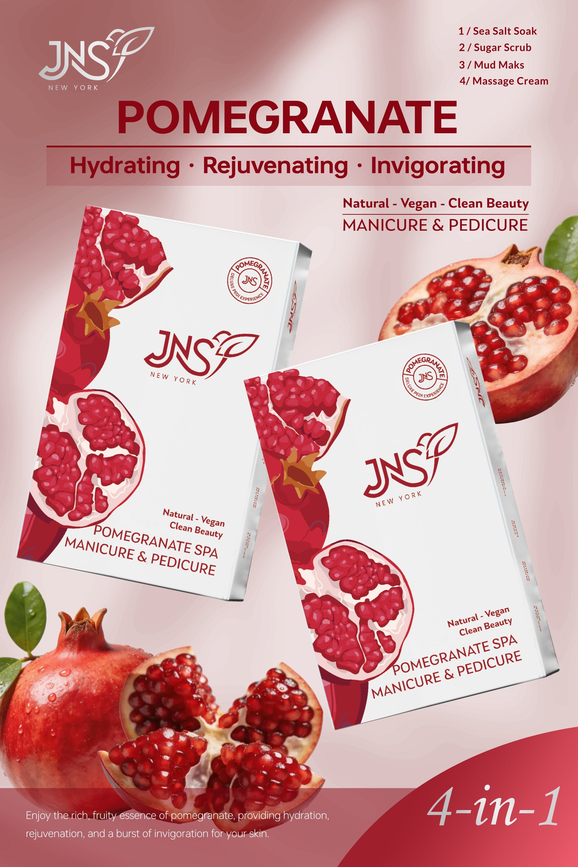 Jns 4 step pedi kit - single