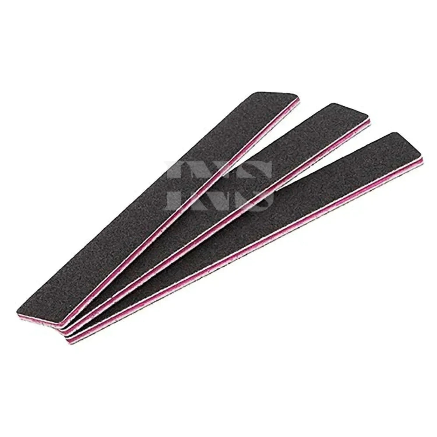 Jumbo nail file black (lav center) 80/100 individual - nail