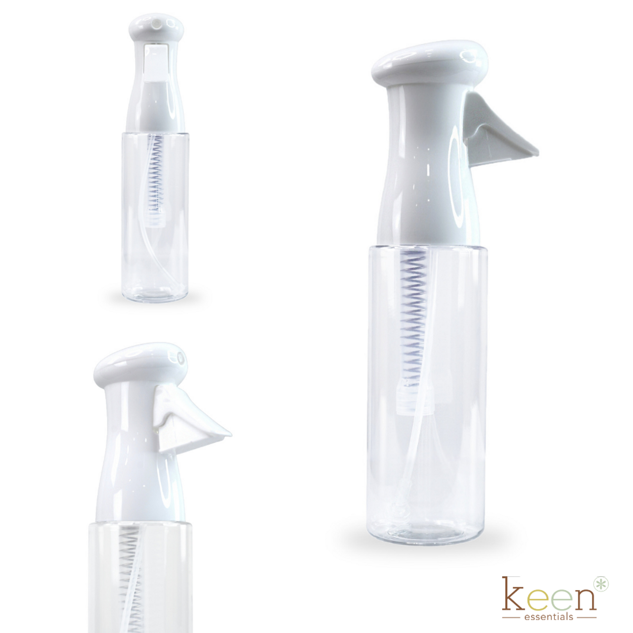 Keen essentials continuous mist spray bottles- 12 oz - hair