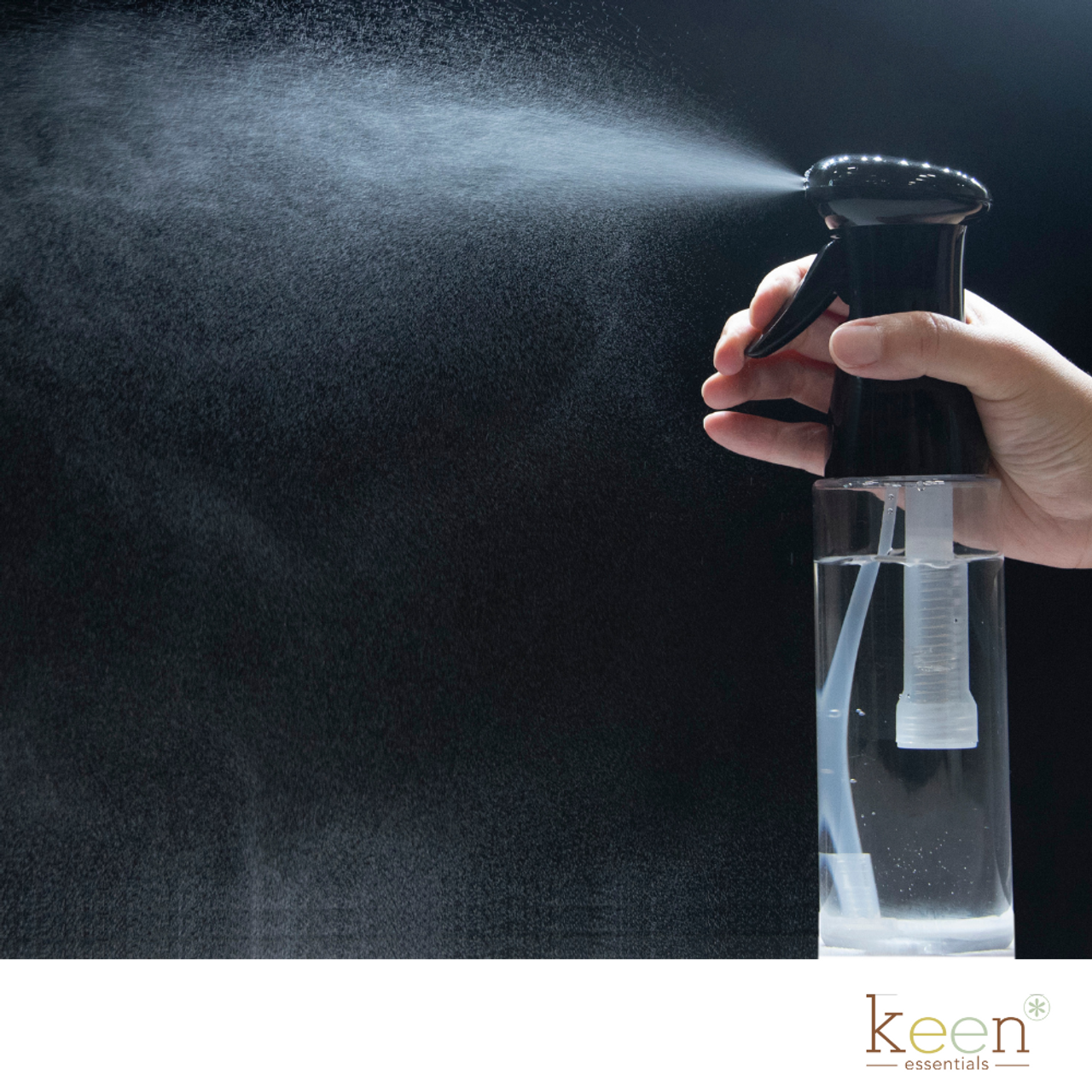 Keen essentials continuous mist spray bottles- 12 oz - hair