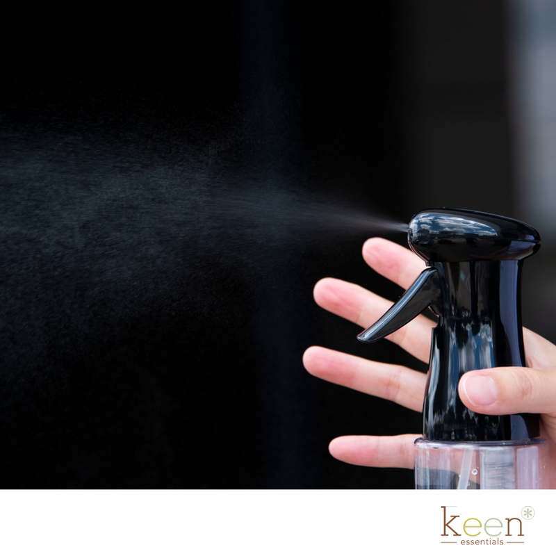 Keen essentials continuous mist spray bottles- 12 oz - hair