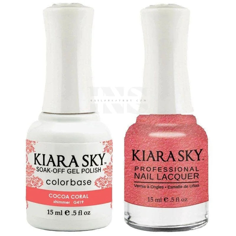 KIARA SKY GEL Cocoa Coral G419 - Gel Polish