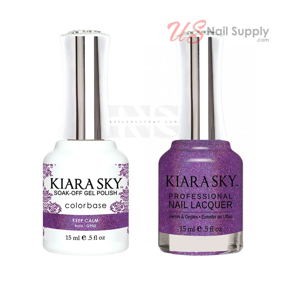 KIARA SKY GEL Holo Keep Calm G903 - Gel Polish