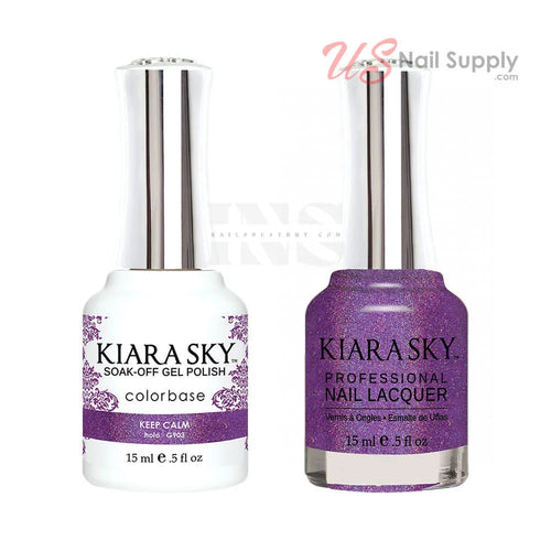 KIARA SKY GEL Holo Keep Calm G903