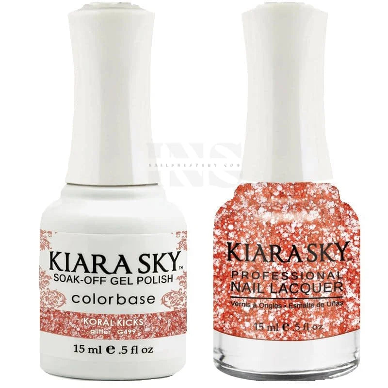 KIARA SKY GEL Koral Kick G499 - Gel Polish