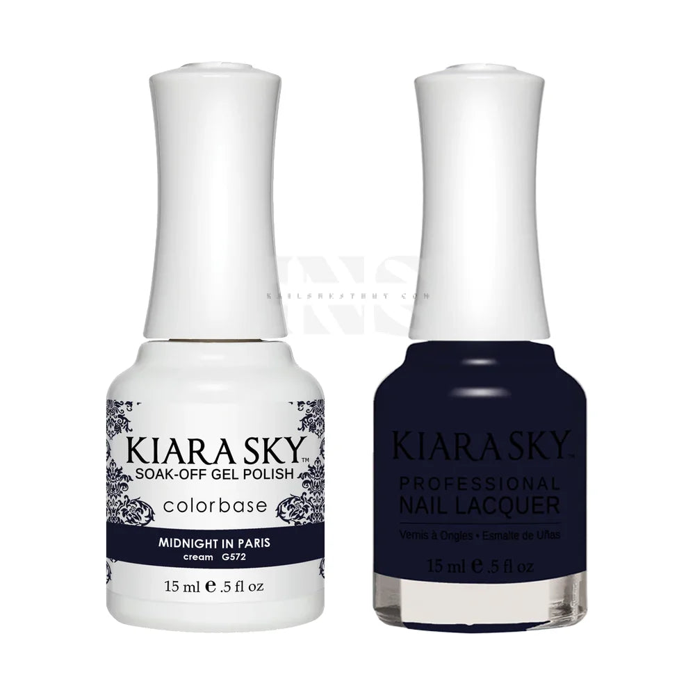 KIARA SKY GEL Midnight In Paris G572 - Gel Polish