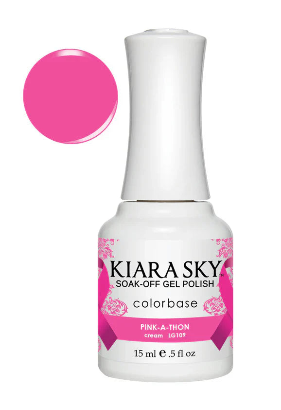 Kiara sky gel pink-a-thon lg109 - gel polish
