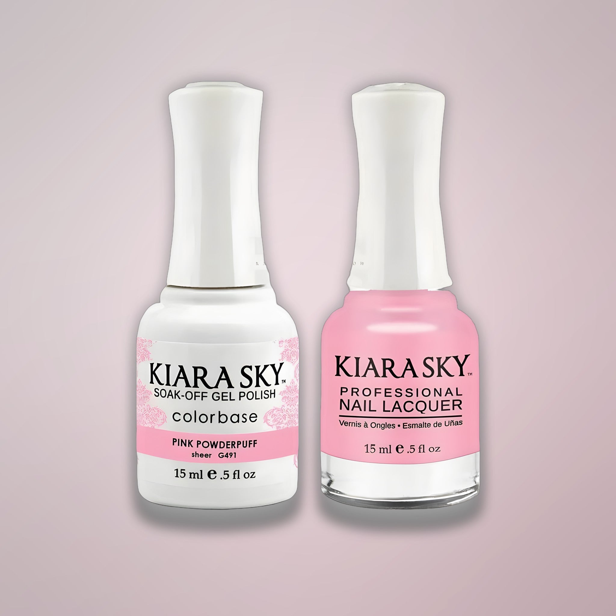 KIARA SKY GEL Pink Powderpuff G491