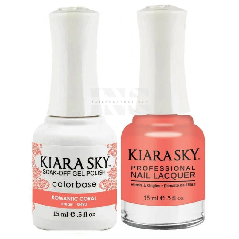 KIARA SKY GEL Romantic Coral G490 - Gel Polish