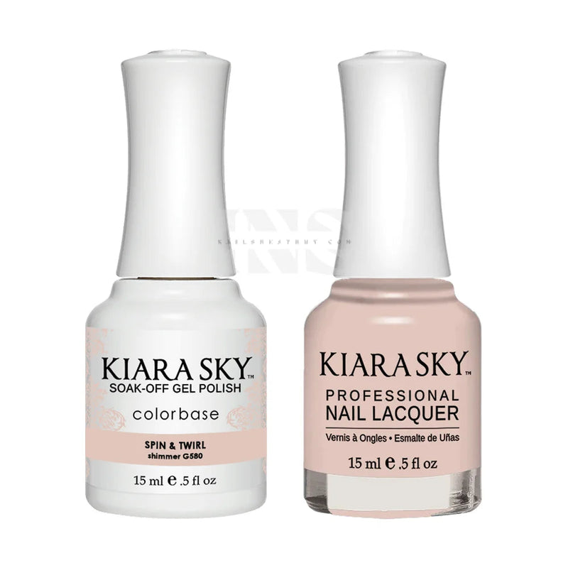 KIARA SKY GEL Spin & Twirl G580 - Gel Polish