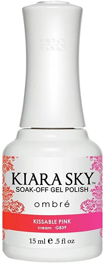 KIARA SKY Ombre Gel Kissable Pink G839 - Gel Polish