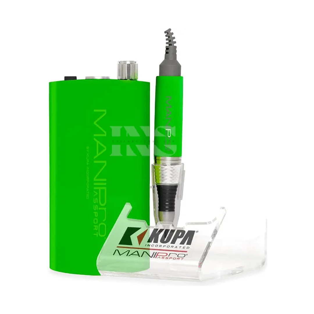 KUPA Mani Pro Passport KP-60 - Neon Green - Nail Drill