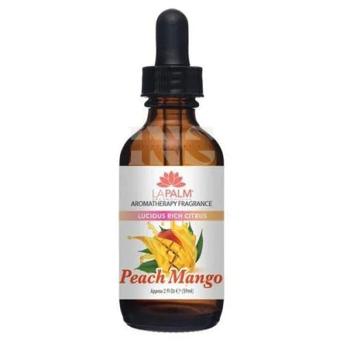 LA PALM Aromatherapy Fragrance Oil 2 oz - Peach Mango -