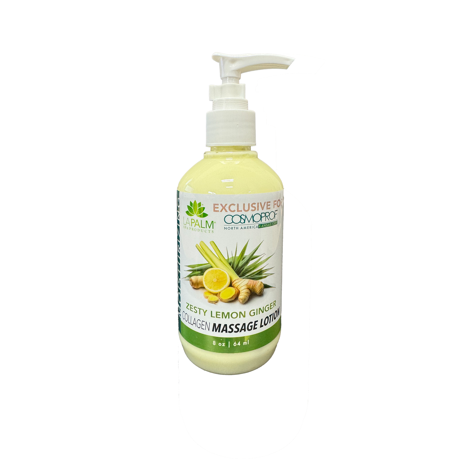 La palm collagen massage lotion 8 oz single - lemon ginger