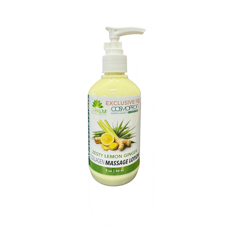 La palm collagen massage lotion 8 oz single - lemon ginger