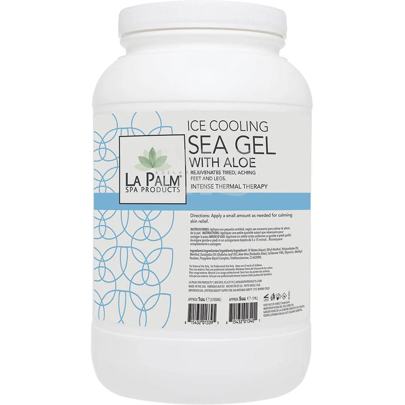 LA PALM Cooling Sea Gel Mint Gallon - Spa Treatment