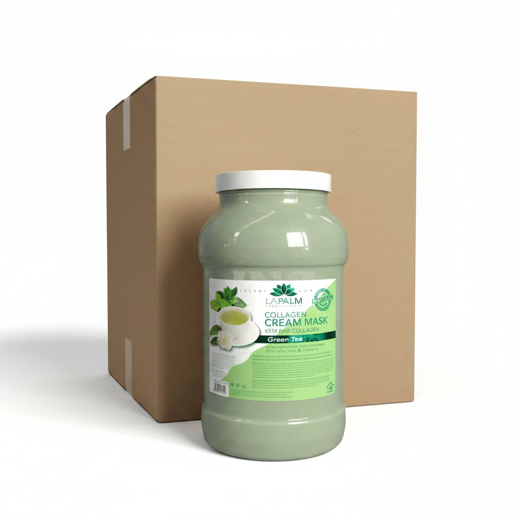 LA PALM Cream Mask Green Tea Gallon - Spa Treatment