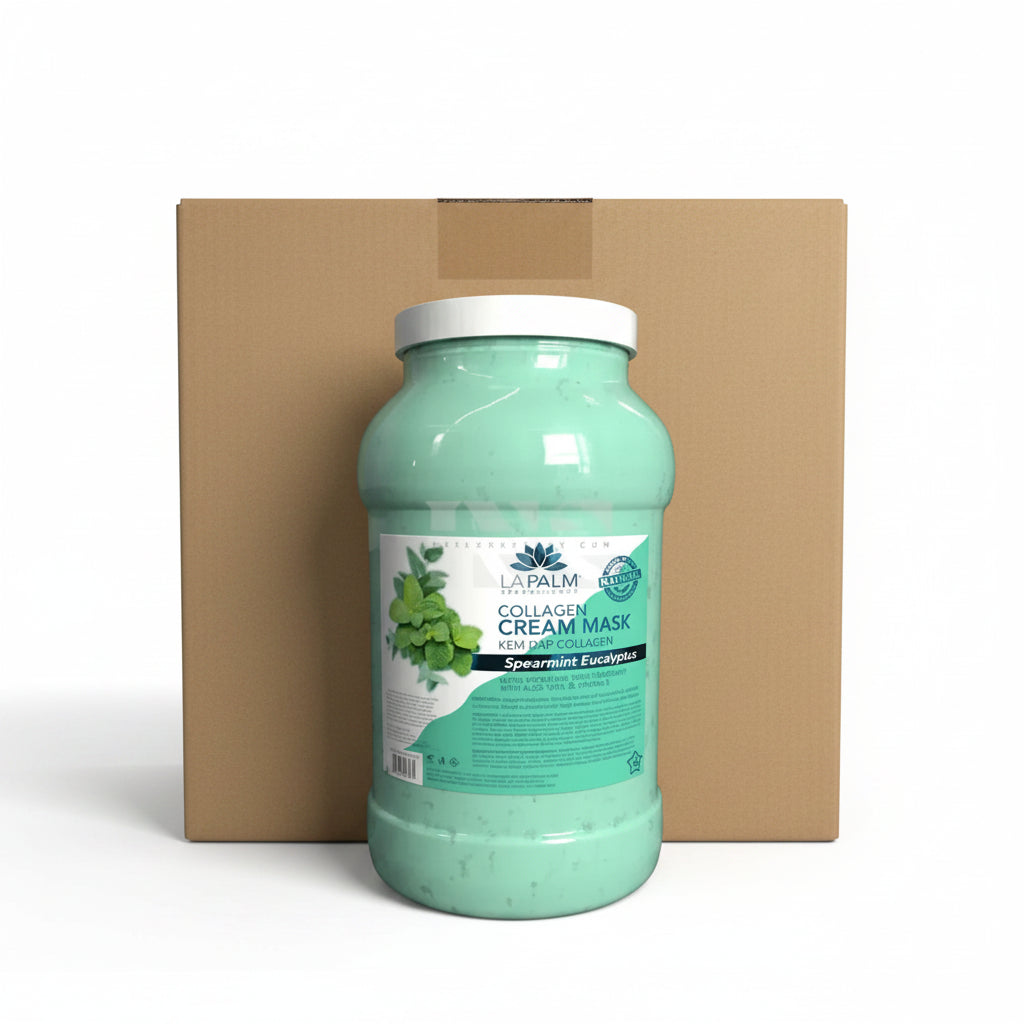 LA PALM Cream Mask Spearmint Eucalyptus Gallon - Spa