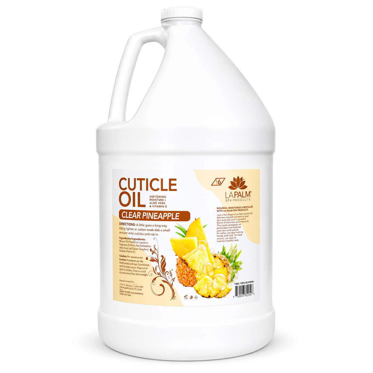 LA PALM Cuticle Oil Gallon 4/Box – iNAIL SUPPLY