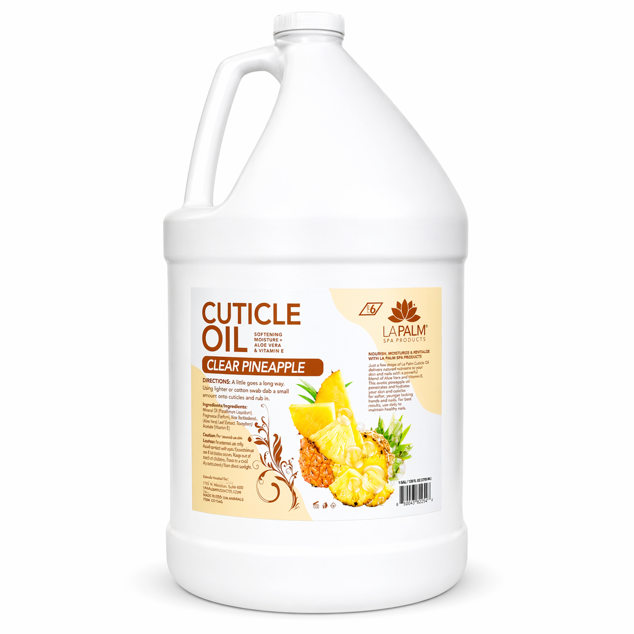 La palm cuticle oil gallon single - pineapple (clear)