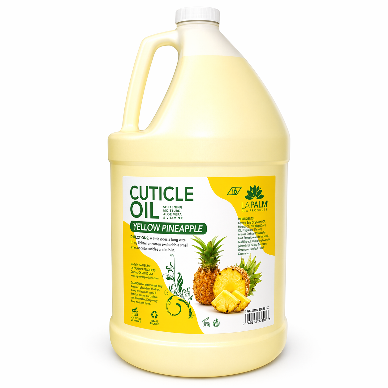La palm cuticle oil gallon single - pineapple (yellow)