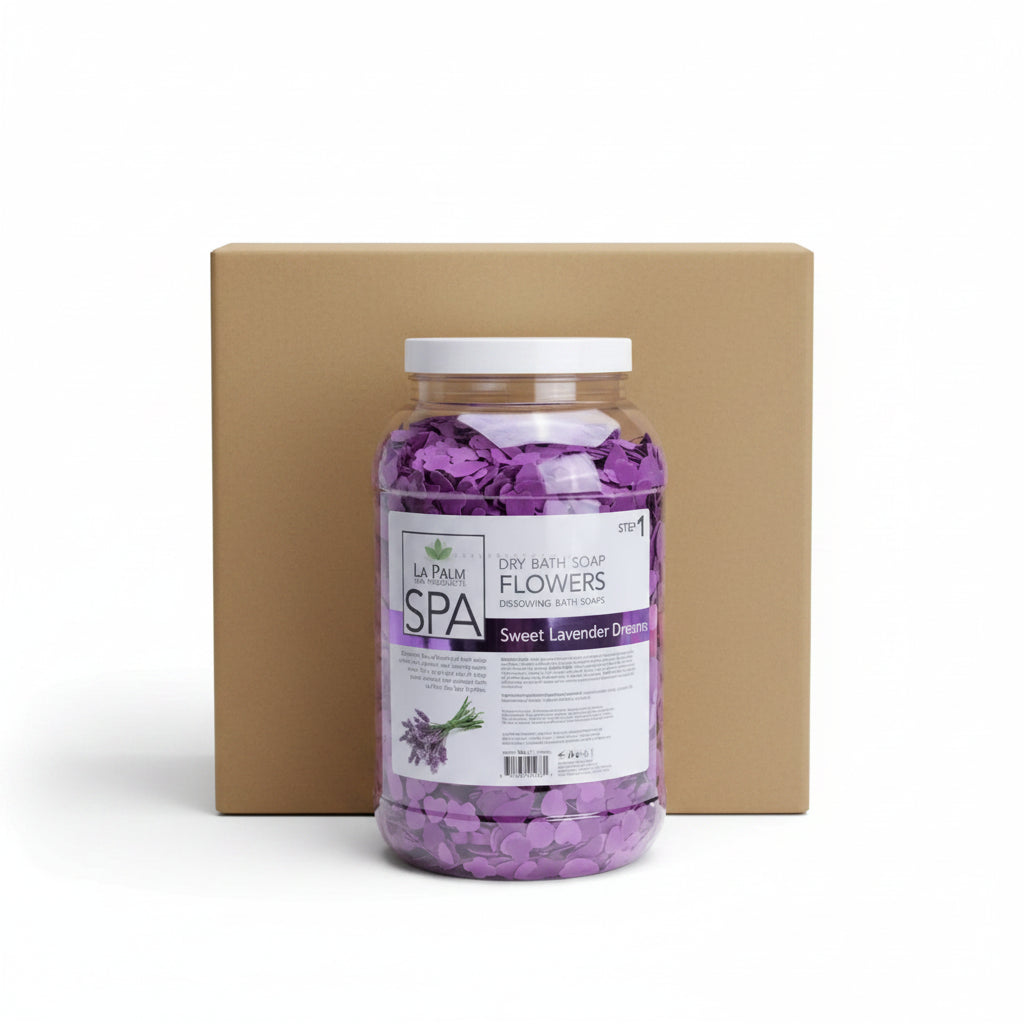 LA PALM Dry Bath Soap Flowers Gallon - Sweet Lavender Dreams
