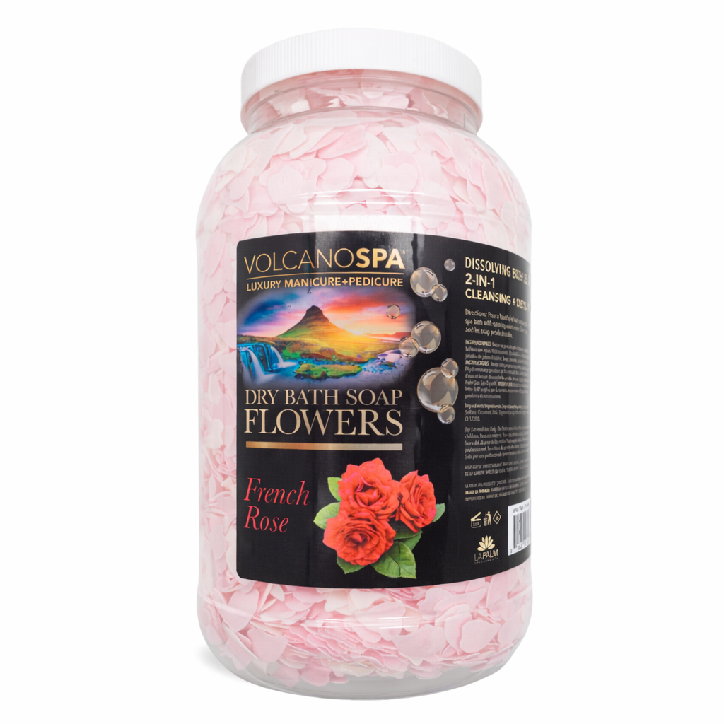 La palm dry bath soap flowers gallon 4/box - rose