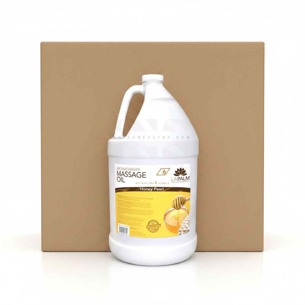 LA PALM Massage Oil Honey Pearl Gallon - Spa Treatment