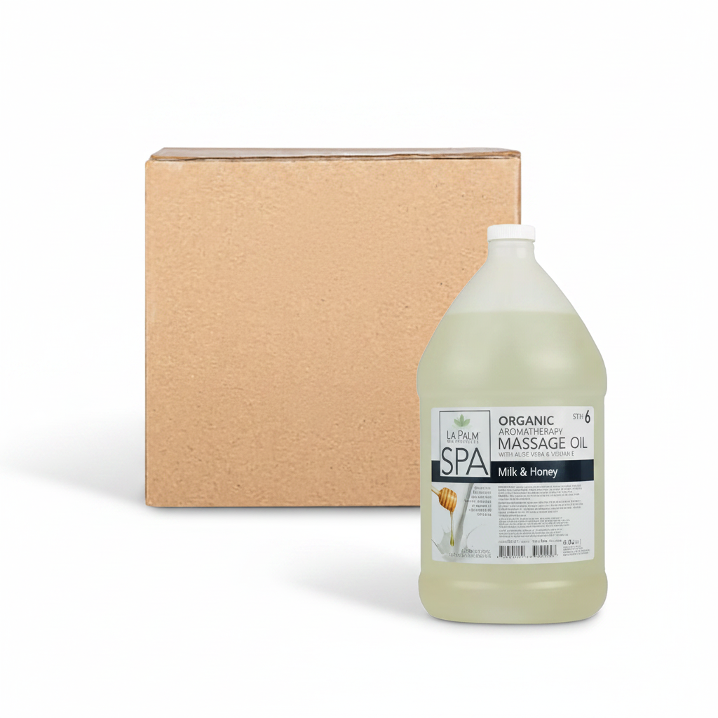 La palm massage oil gallon 4/box - milk & honey