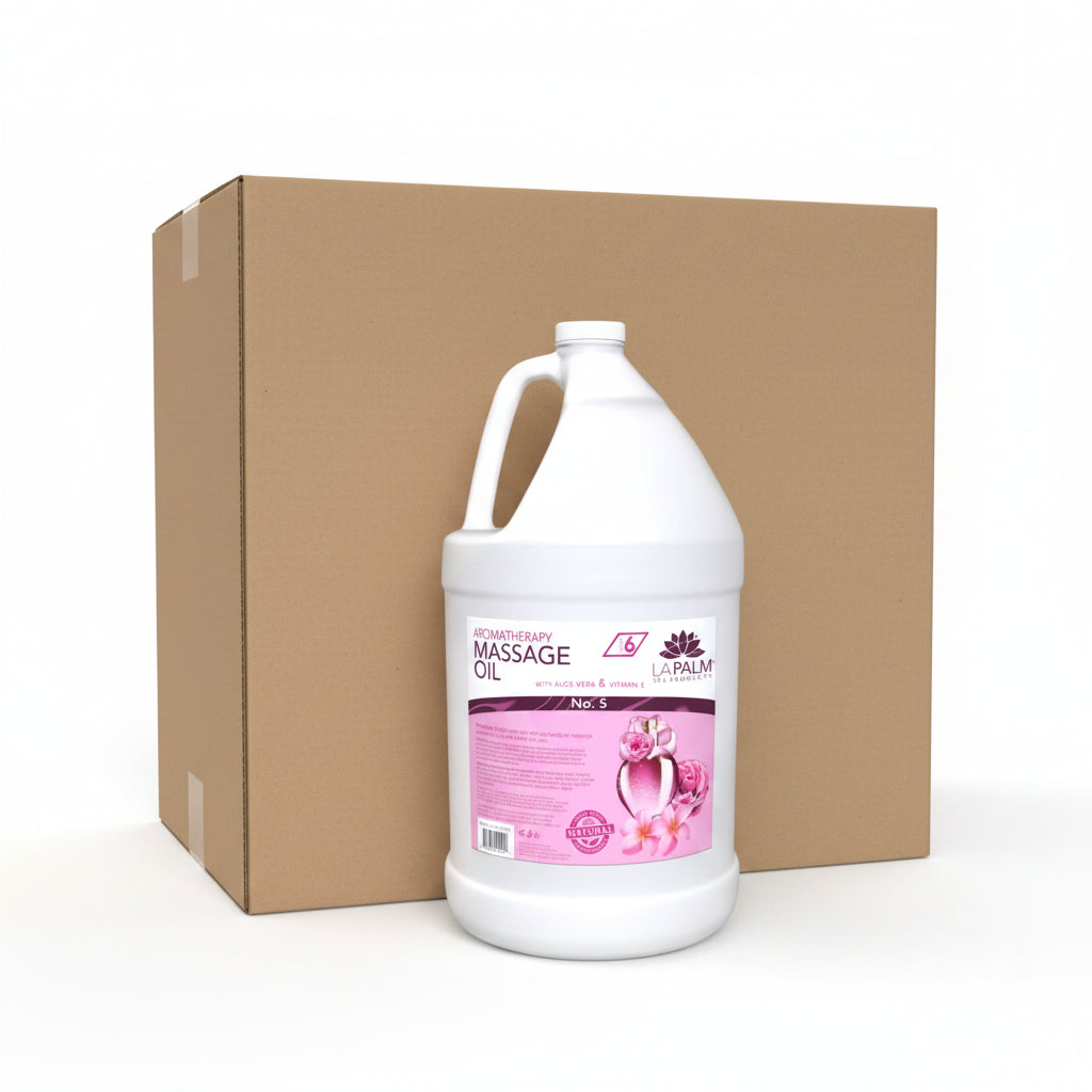 La palm massage oil gallon 4/box - no. 5