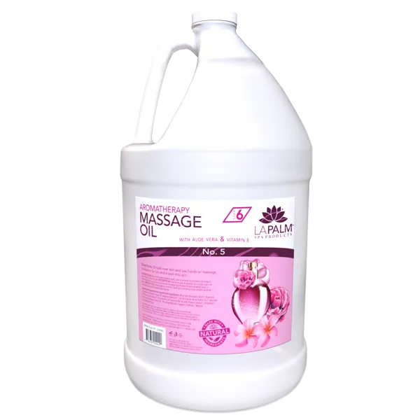 La palm massage oil gallon 4/box - no. 5