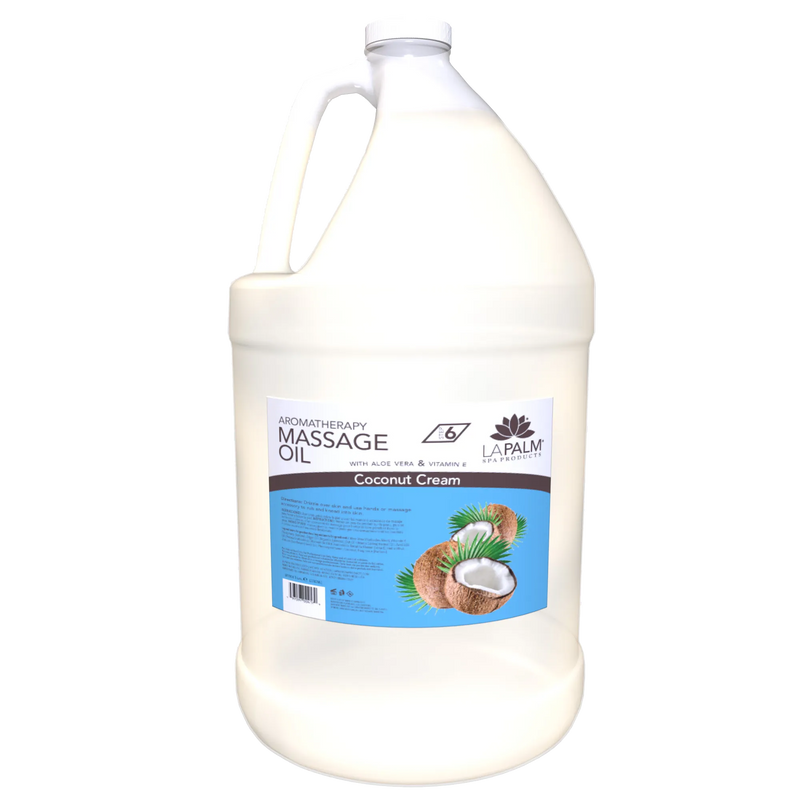 La palm massage oil gallon single - coconut cream