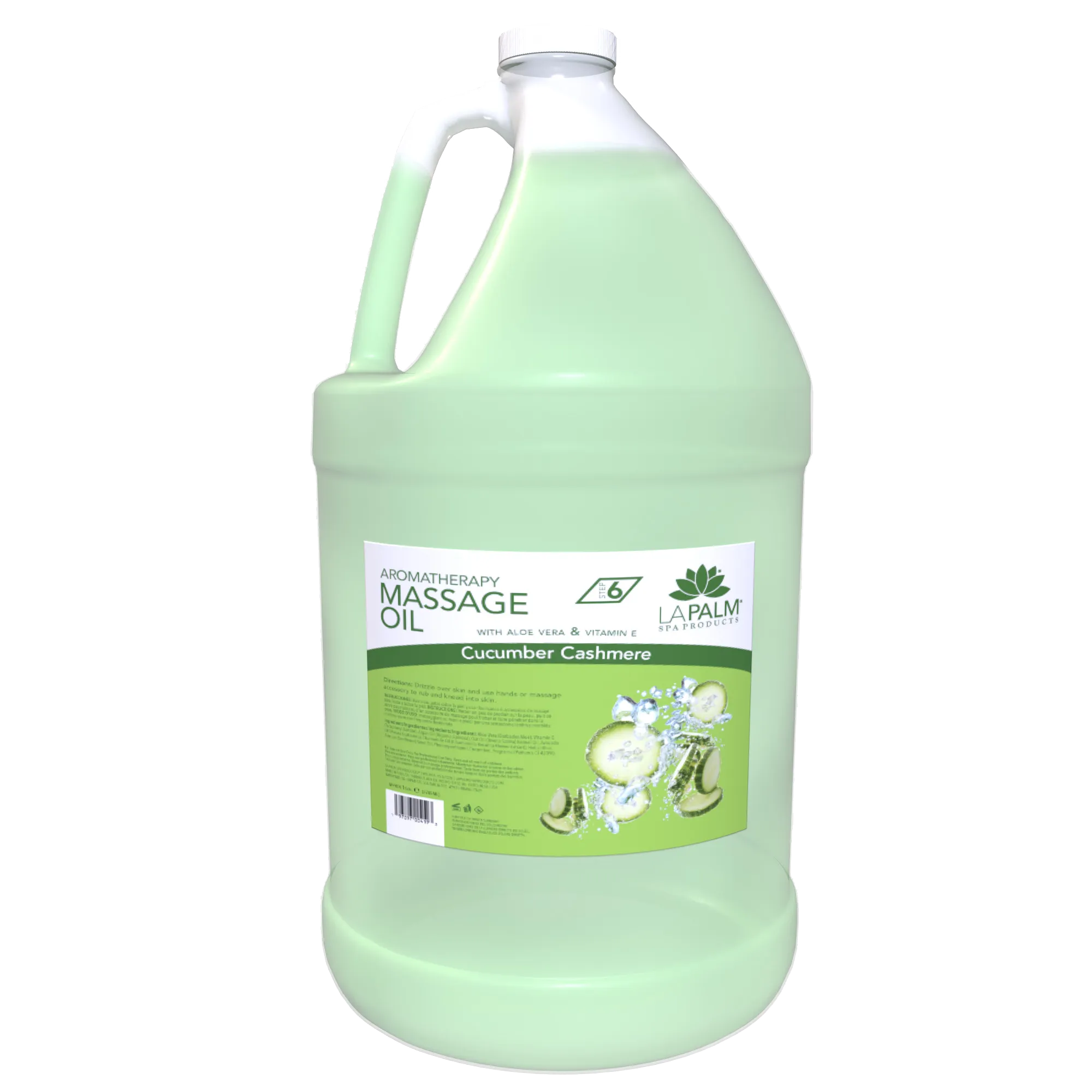 La palm massage oil gallon single - cucumber cashmere