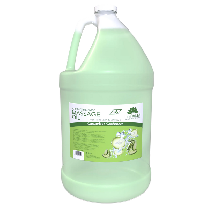 La palm massage oil gallon single - cucumber cashmere
