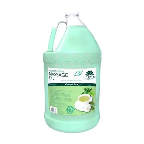 LA PALM Massage Oil Green Tea Gallon - Spa Treatment