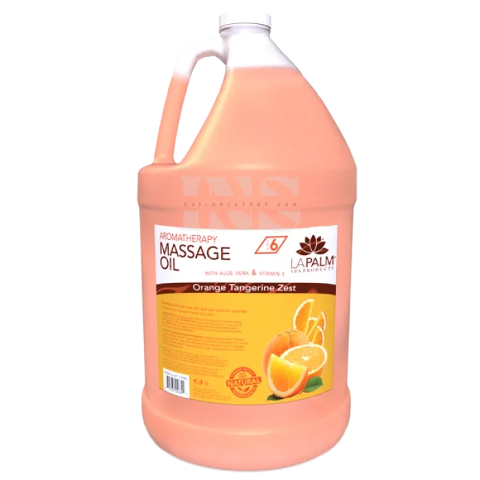 LA PALM Massage Oil Orange Tangerine Zest Gallon - Spa
