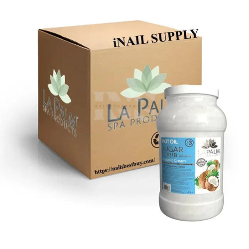 LA PALM Oil Sugar Scrub Coconut Cream Gallon 4/Box