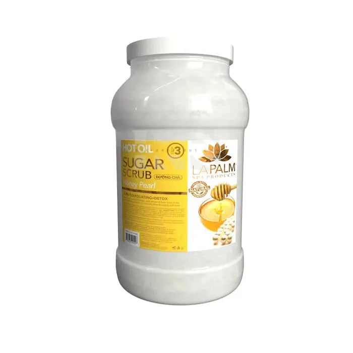 LA PALM Oil Sugar Scrub Honey Pearl Gallon - Spa Treatment