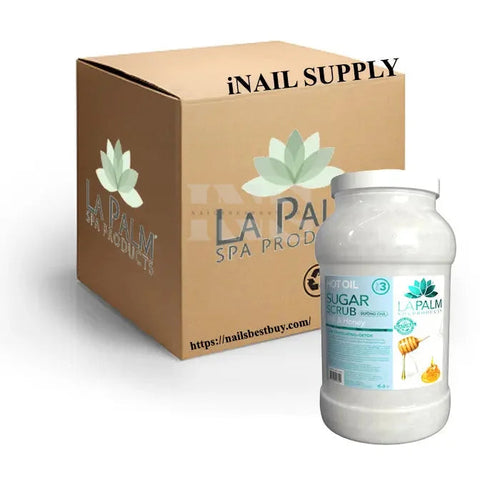 LA PALM Oil Sugar Scrub Milk & Honey Gallon 4/box