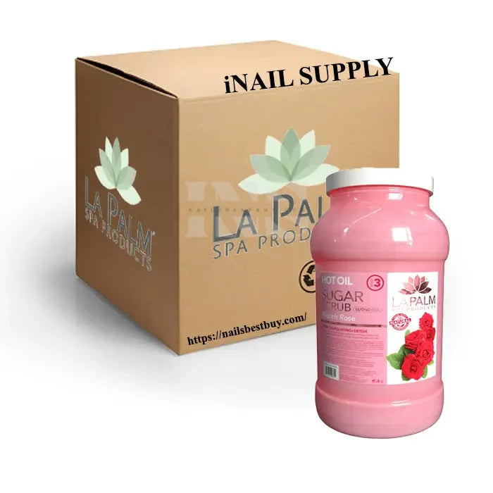 LA PALM Oil Sugar Scrub French Rose 4 Gallon/Box