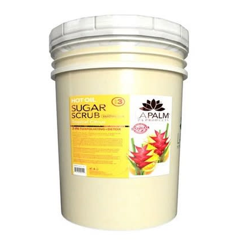 LA PALM Oil Sugar Scrub Tropical Citrus Bucket - Spa