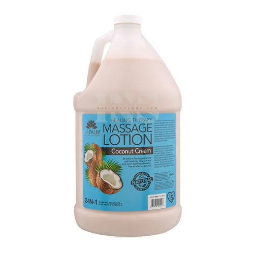 LA PALM Organic Healing Lotion Coconut Cream Gallon 4/Box