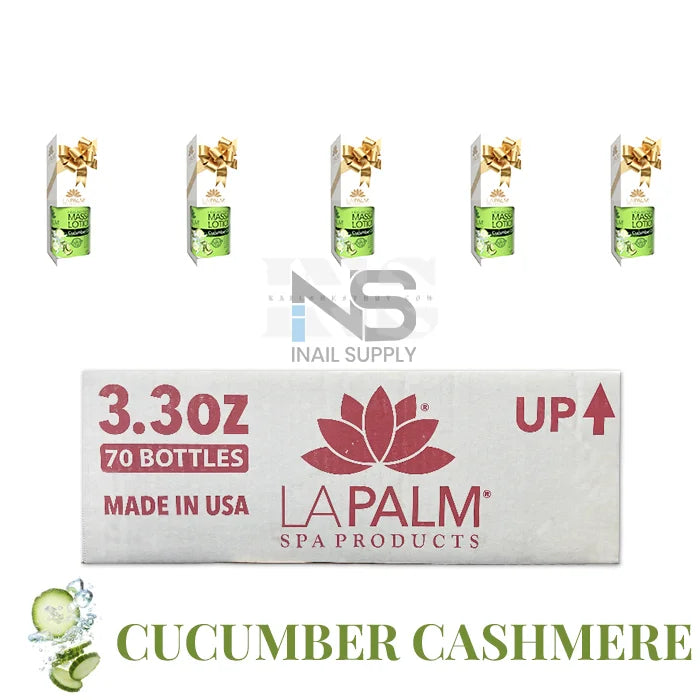 LA PALM Organic Healing Lotion Cucumber Cashmere 3.3 oz