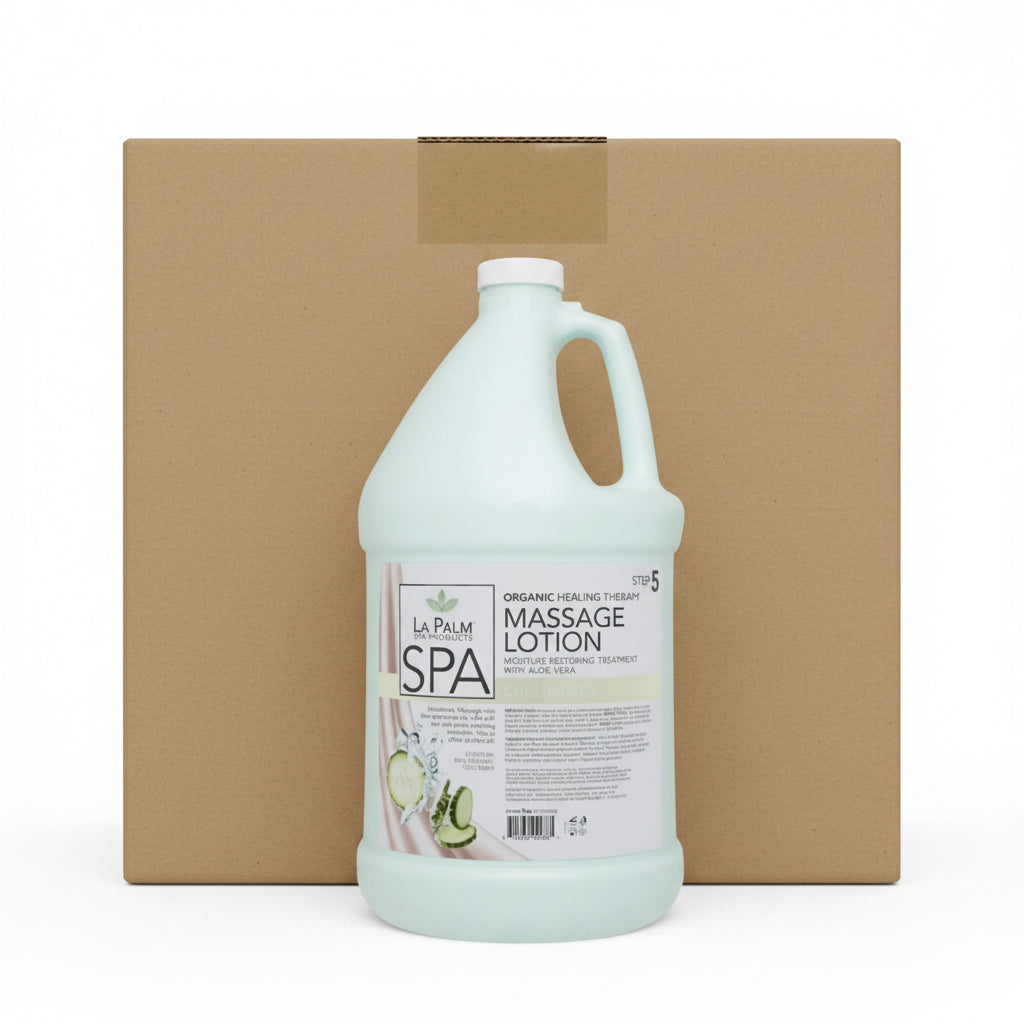 LA PALM Organic Healing Lotion Cucumber Cashmere Gallon