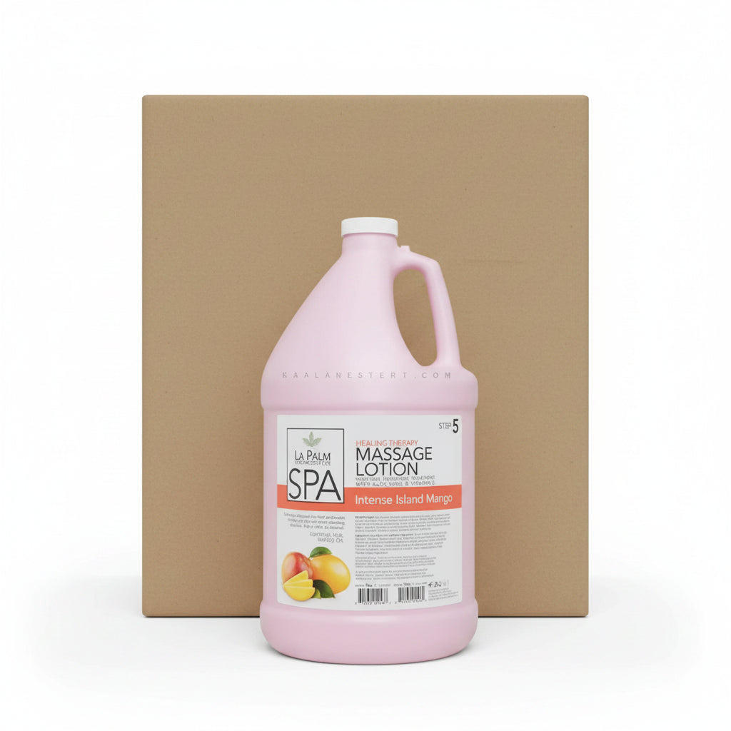 LA PALM Organic Healing Lotion Intense Mango Gallon 4/Box -