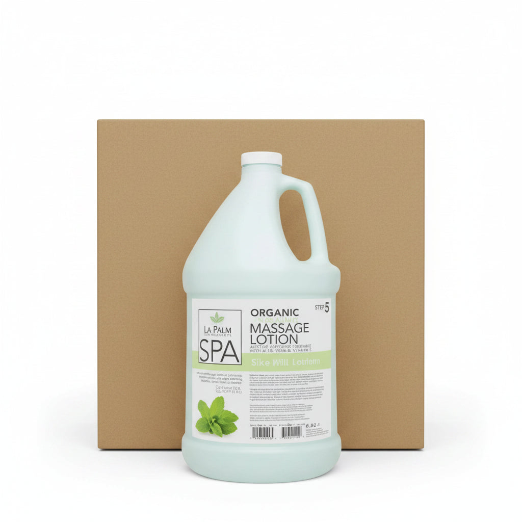 LA PALM Organic Healing Lotion Spearmint Eucalyptus Gallon